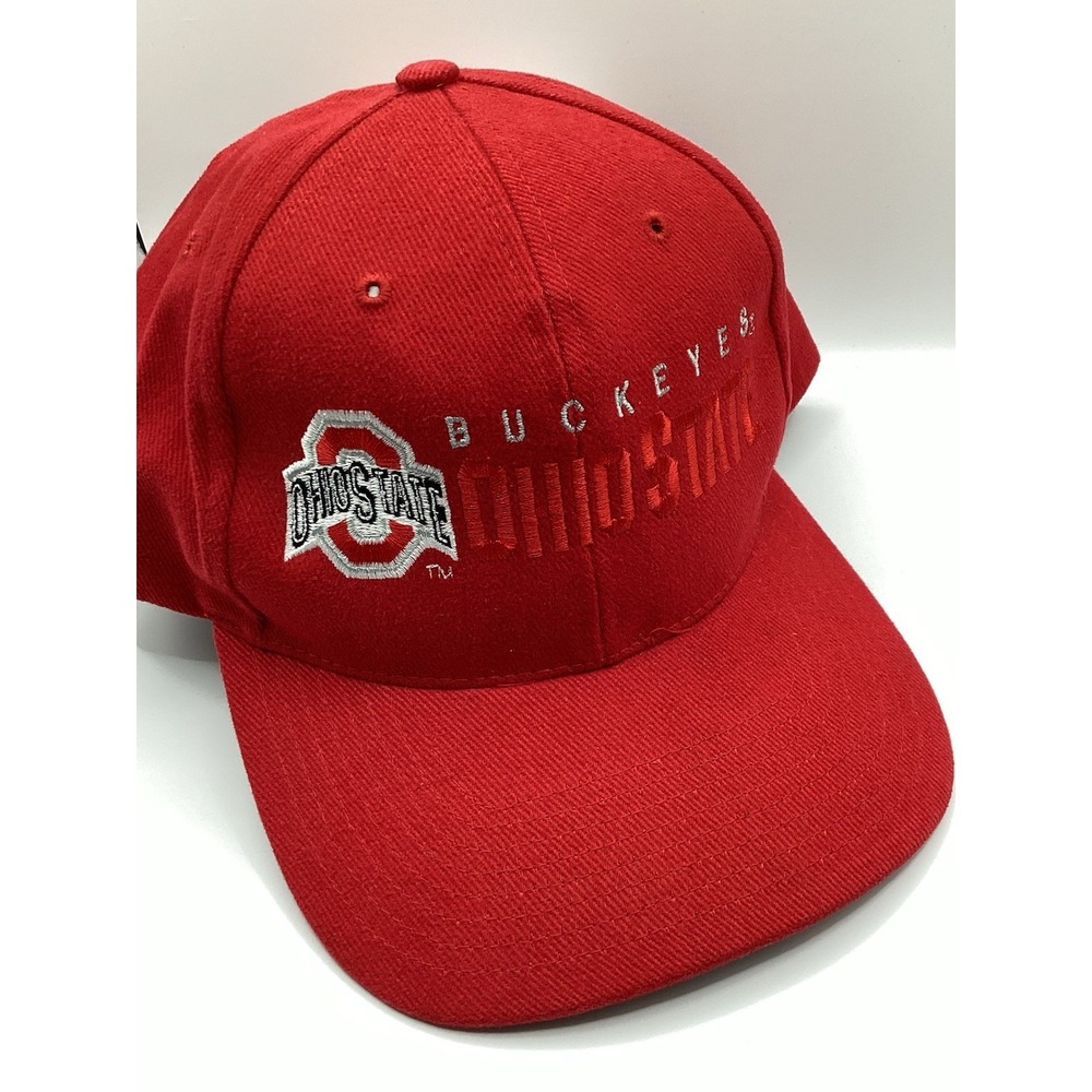 Men's NWT Twins Enterprise Ohio State Buckeyes Adjustable Hat Red